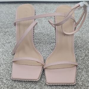 Women's Pink Strappy Sandals